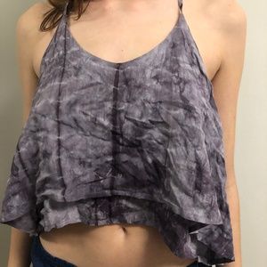 Open Back Crop Top